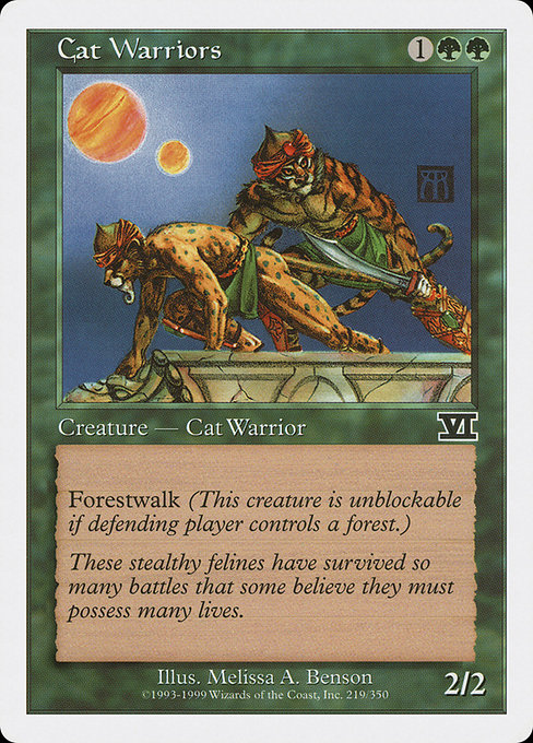 Cat Warriors highlighted card art