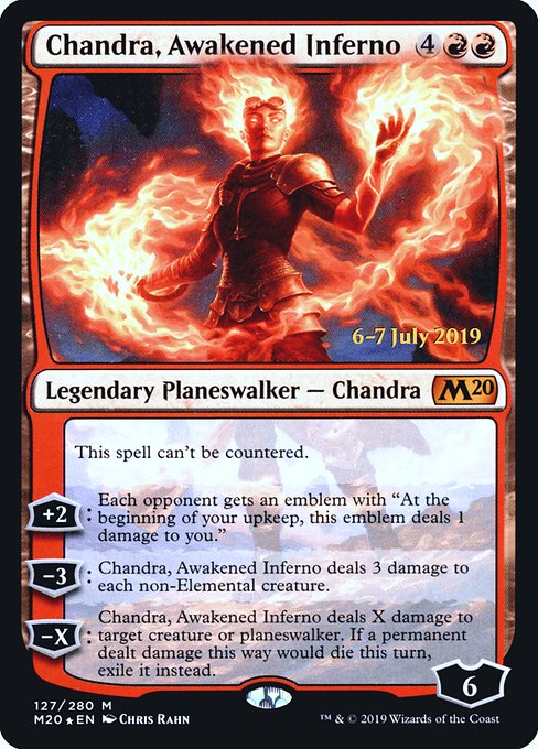 Chandra, Awakened Inferno from Core Set 2020 Promos