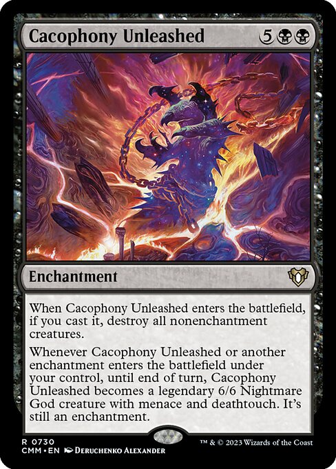 Cacophony Unleashed highlighted card art