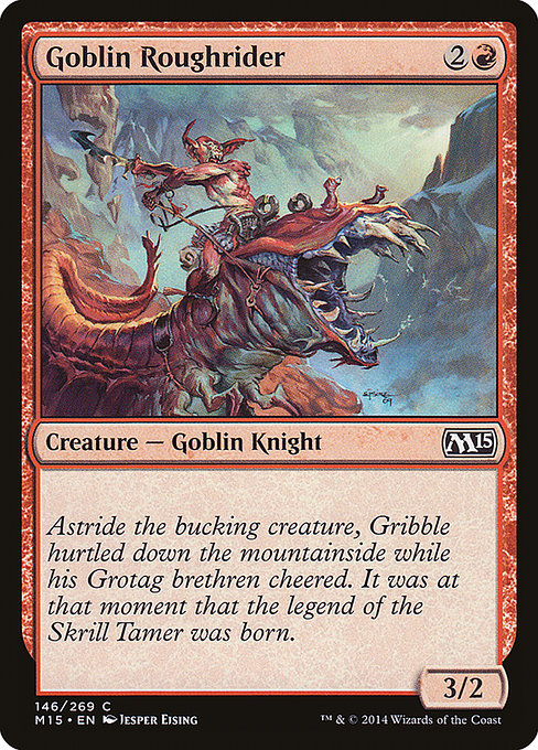 Goblin Roughrider from Magic 2015