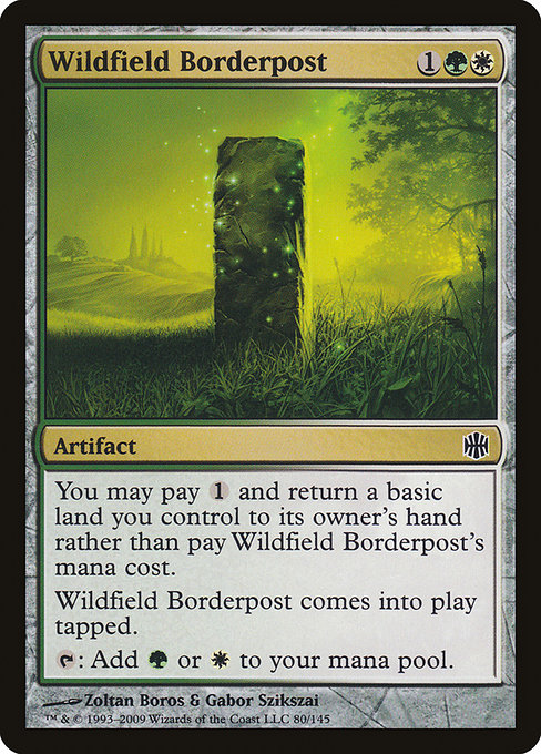 Wildfield Borderpost highlighted card art