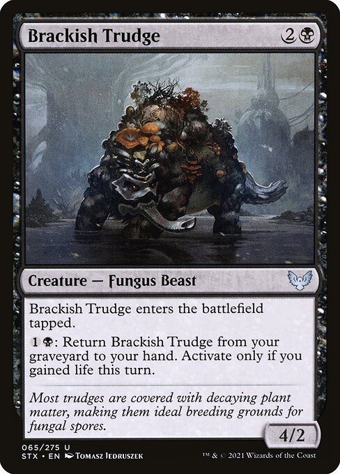 Brackish Trudge highlighted card art