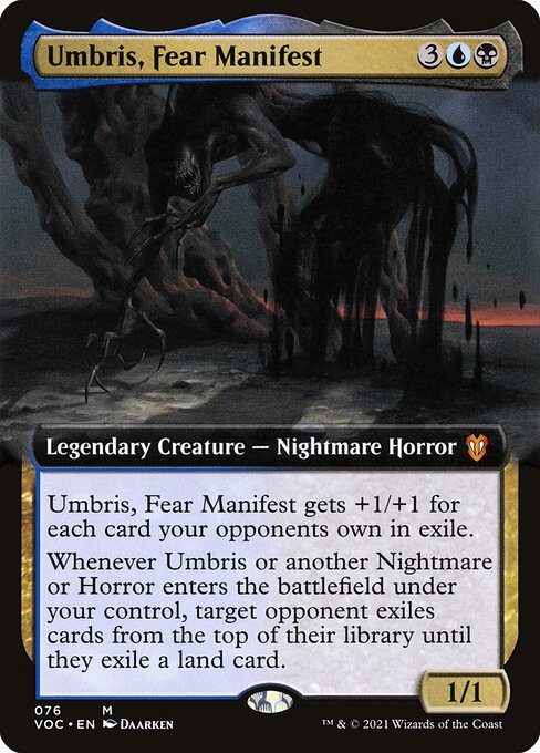 Umbris, Fear Manifest from Crimson Vow Commander