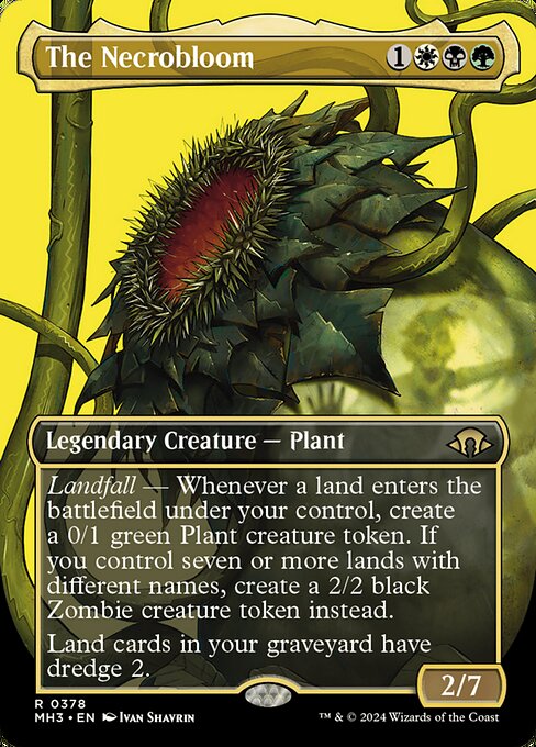 The Necrobloom from Modern Horizons 3