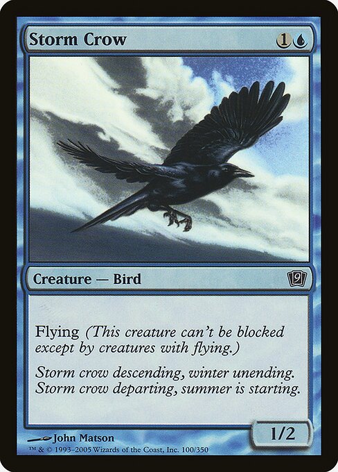 Storm Crow from Ninth Edition