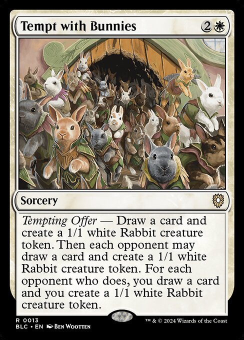 Tempt with Bunnies highlighted card art
