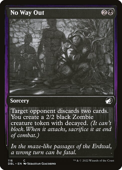 No Way Out highlighted card art