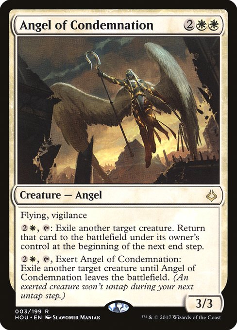 Angel of Condemnation highlighted card art