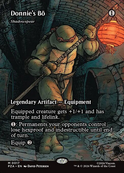 Shadowspear from Teenage Mutant Ninja Turtles Source Material