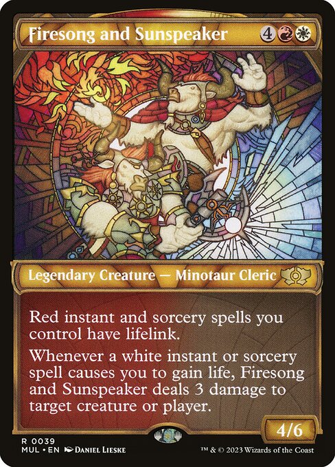 Firesong and Sunspeaker from Multiverse Legends