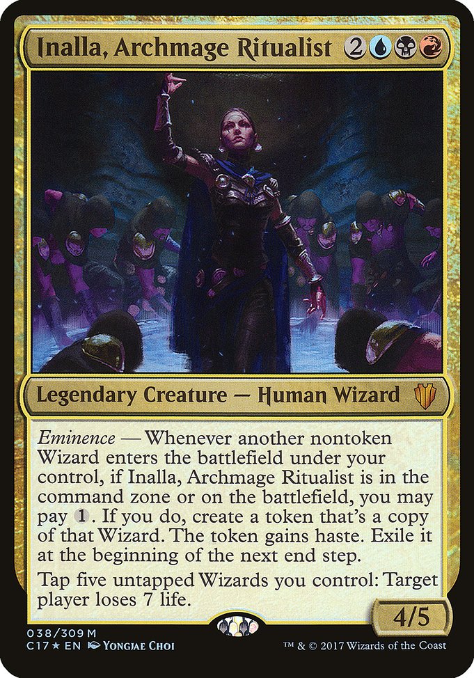 Inalla, Archmage Ritualist from Commander 2017 Oversized
