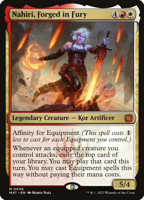 Nahiri, Forged in Fury from March of the Machine: The Aftermath