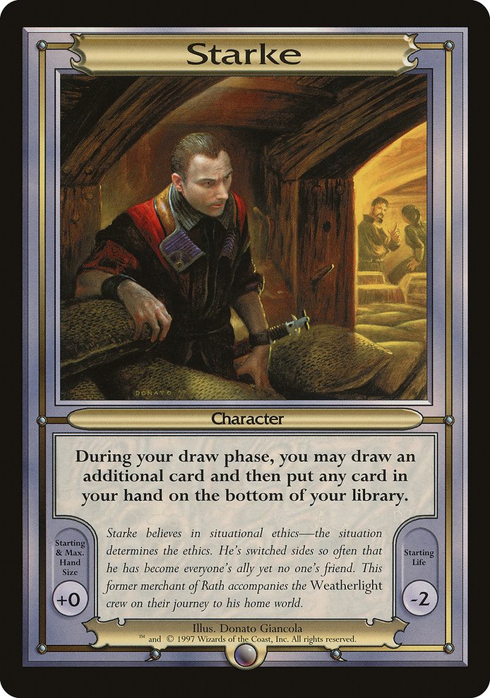 Starke highlighted card art