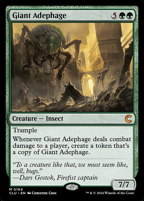 Giant Adephage from Ravnica: Clue Edition