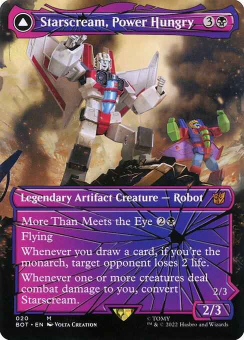 Starscream, Power Hungry // Starscream, Seeker Leader from Transformers