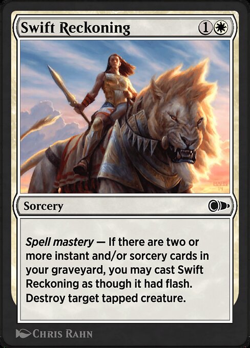 Swift Reckoning highlighted card art