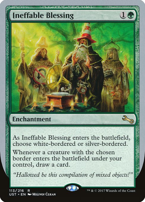 Ineffable Blessing from Unstable