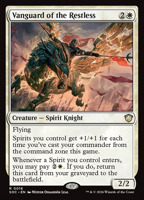Vanguard of the Restless from Secrets of Strixhaven Commander