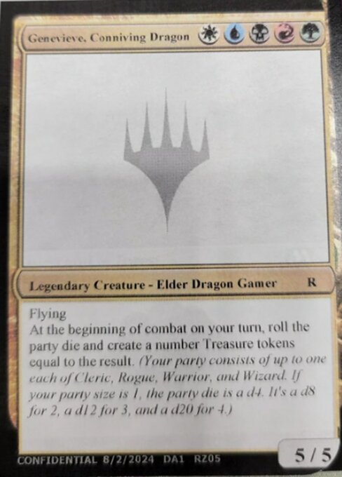 Genevieve, Conniving Dragon highlighted card art