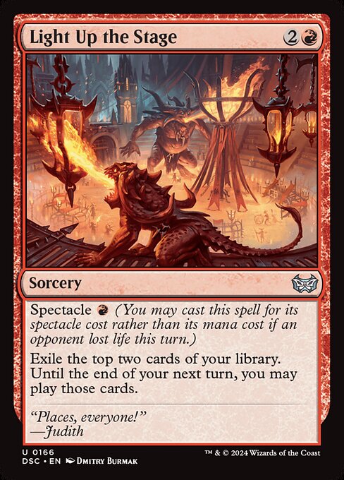 Light Up the Stage from Duskmourn: House of Horror Commander