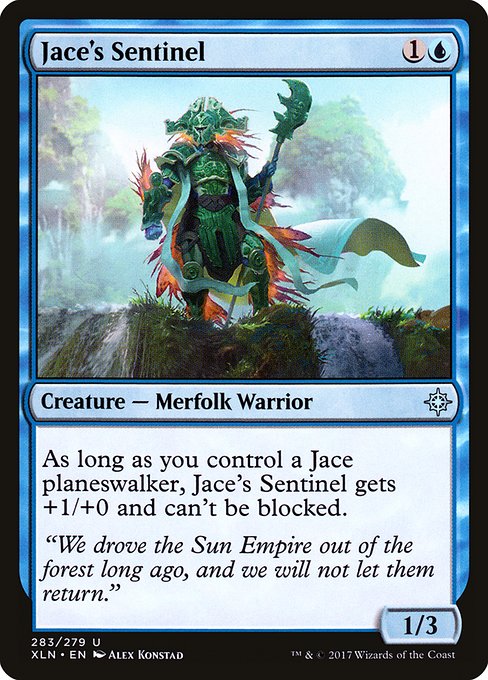 Jace's Sentinel highlighted card art