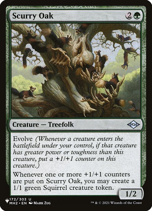 Scurry Oak highlighted card art