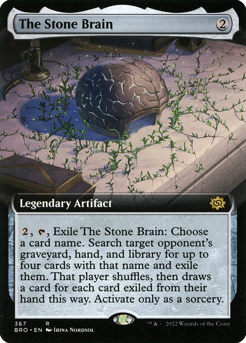 The Stone Brain from The Brothers' War