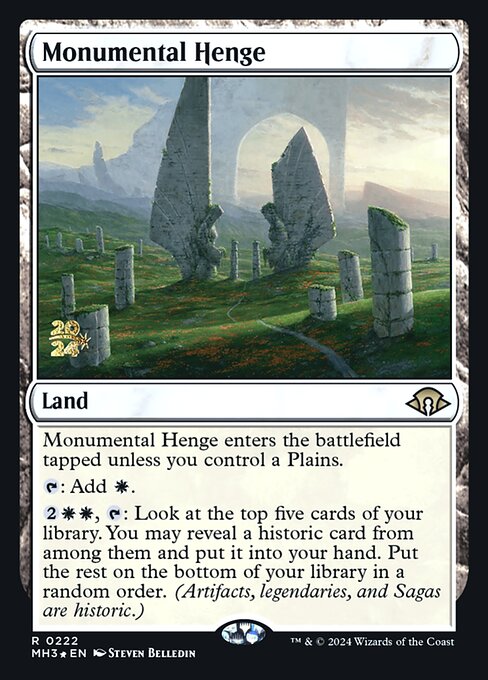 Monumental Henge from Modern Horizons 3 Promos