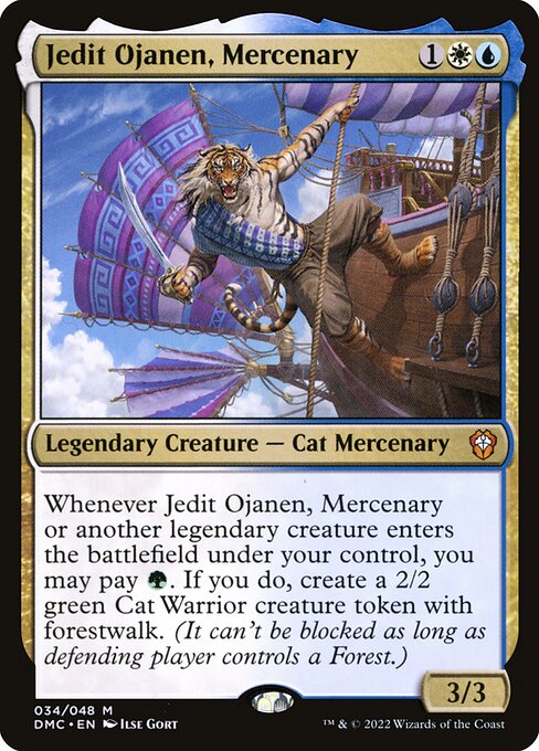 Jedit Ojanen, Mercenary from Dominaria United Commander