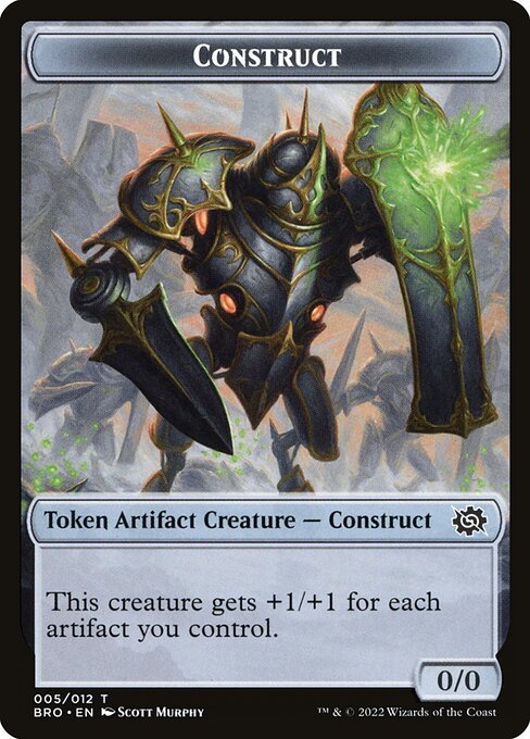 Construct from The Brothers' War Tokens