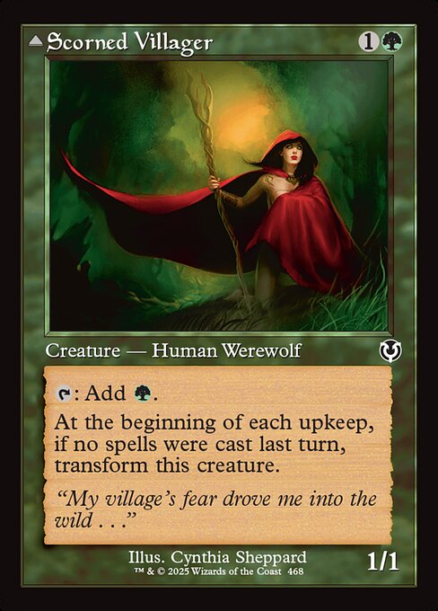 Scorned Villager // Moonscarred Werewolf from Innistrad Remastered