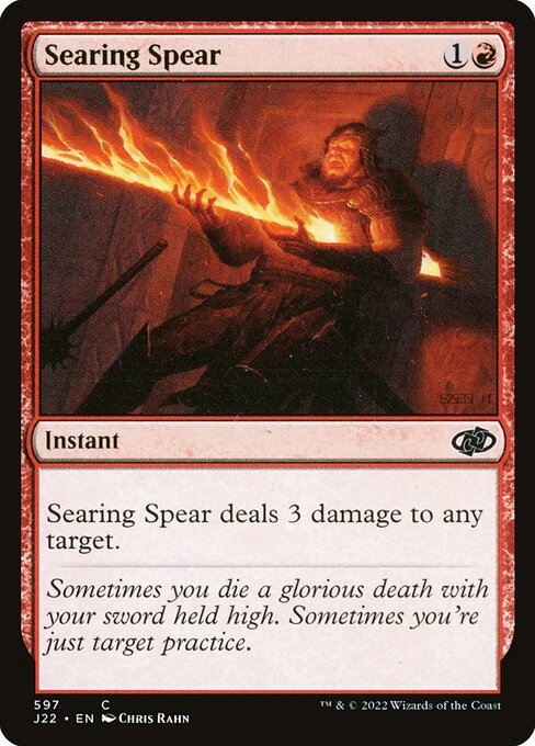 Searing Spear from Jumpstart 2022