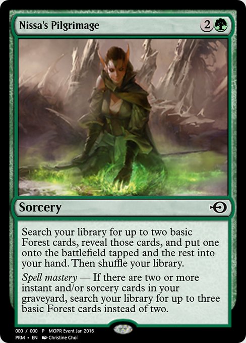 Nissa's Pilgrimage from Magic Online Promos