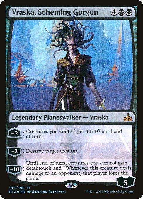 Vraska, Scheming Gorgon highlighted card art