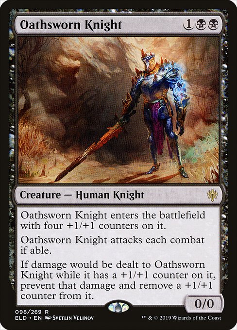 Oathsworn Knight highlighted card art