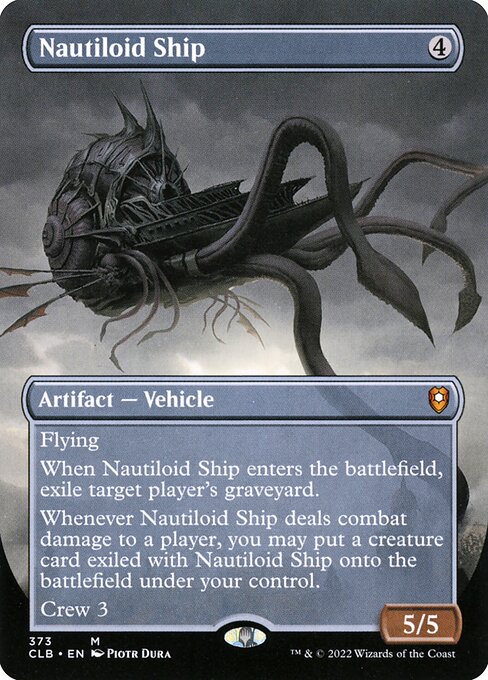 Nautiloid Ship from Commander Legends: Battle for Baldur's Gate