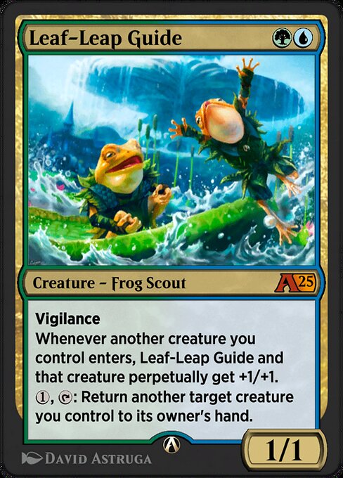 Leaf-Leap Guide highlighted card art