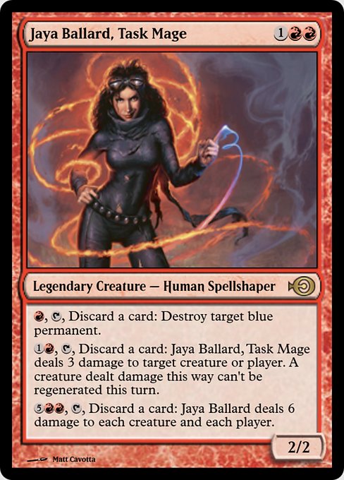 Jaya Ballard, Task Mage from Magic Online Promos