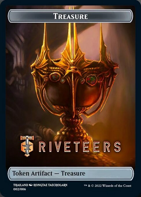 Treasure from Streets of New Capenna Southeast Asia Tokens