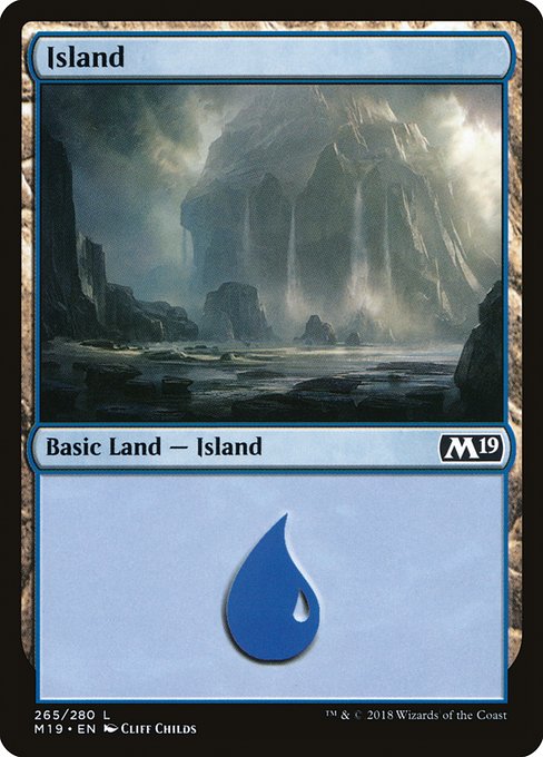Island from Core Set 2019