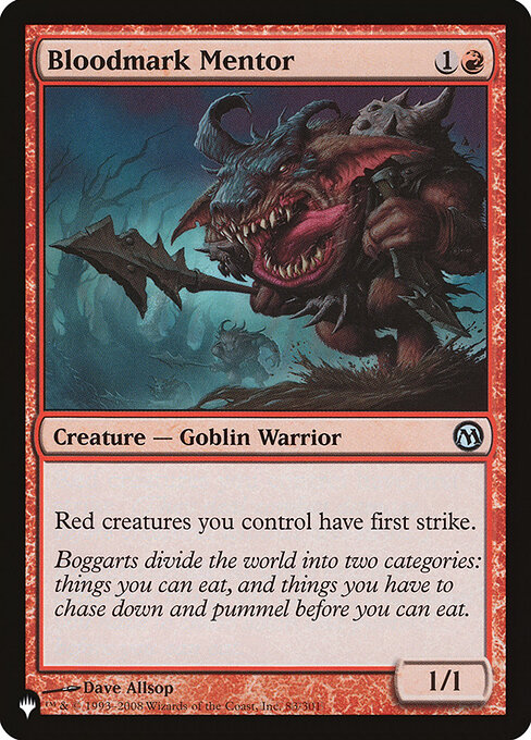 Bloodmark Mentor highlighted card art