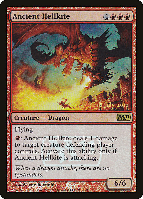 Ancient Hellkite from Magic 2011 Promos