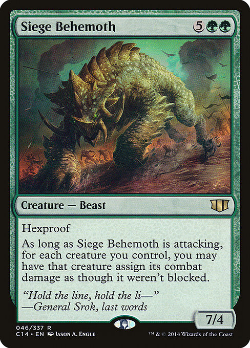 Siege Behemoth from Commander 2014