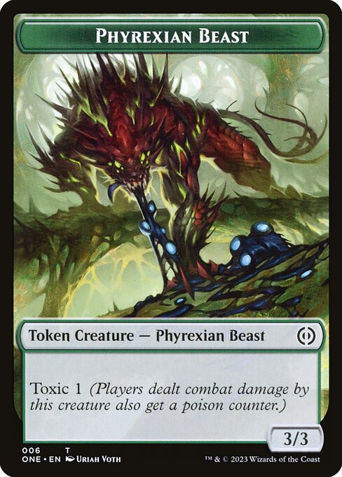 Phyrexian Beast highlighted card art