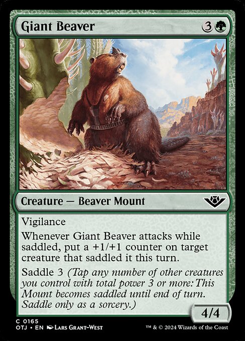 Giant Beaver highlighted card art