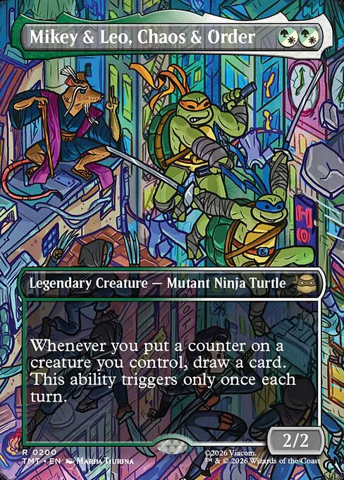 Mikey & Leo, Chaos & Order from Teenage Mutant Ninja Turtles
