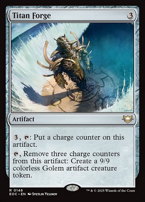 Titan Forge highlighted card art