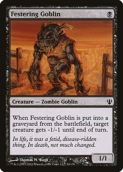 Festering Goblin from Archenemy