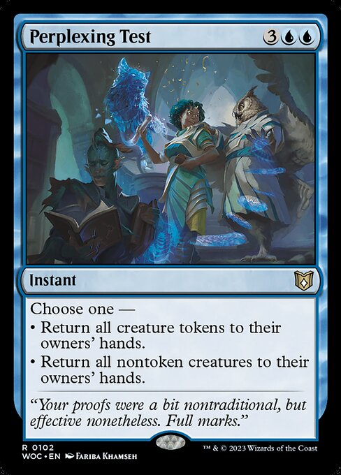Perplexing Test from Wilds of Eldraine Commander