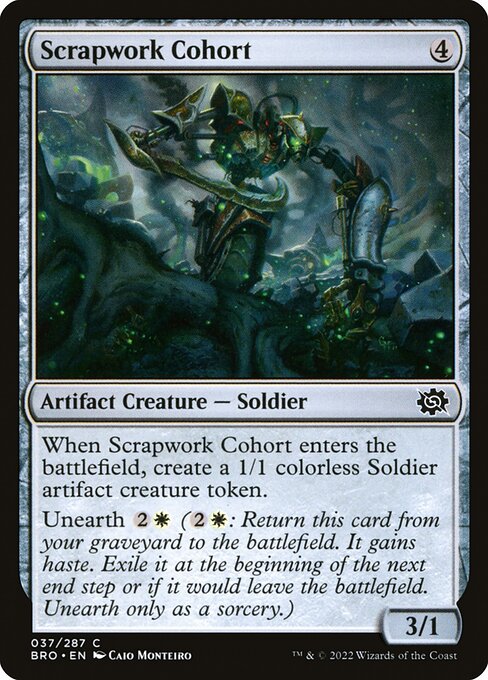 Scrapwork Cohort highlighted card art